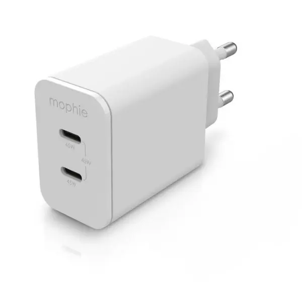 Mophie speedport USB-C 45 2-port GaN wall charger (45W) - EU